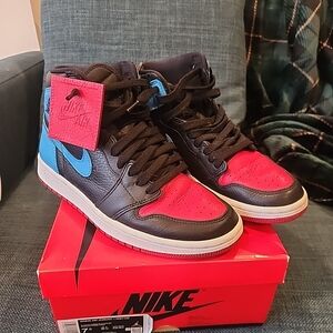 AUTHENTIC Jordan Retro 1 High OG Size 7.5 Womens  UNC to CHI W BOX